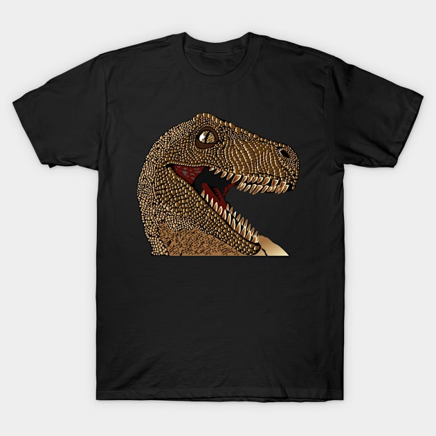 dinosaur Face for Hollowen T-Shirt by Pet & Nature Lovers